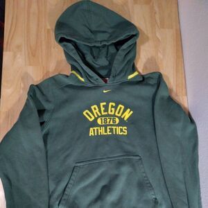 Vintage Nike Center Swoosh Oregon Ducks Hoodie Sweatshirt